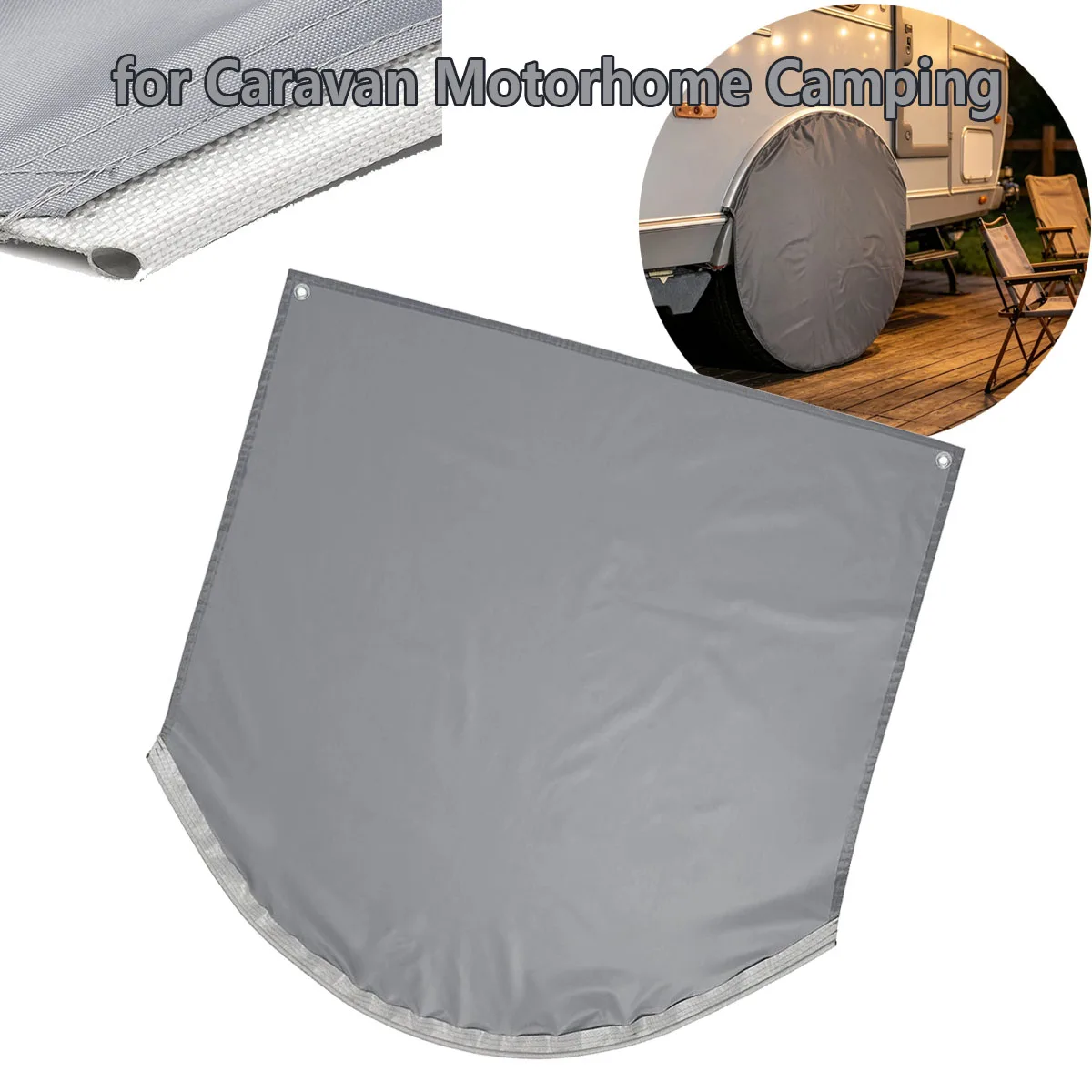

Wheel Cover Tire Cover With Keder Piping For Caravan Motorhome Camping Camper Accessories