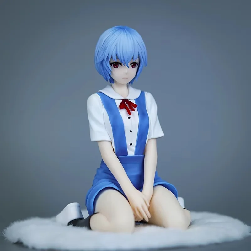 Lingling Boli Doll Decorative Action Figure Beautiful Girl School Uniform Sitting Position Table Animation Toy Collectible