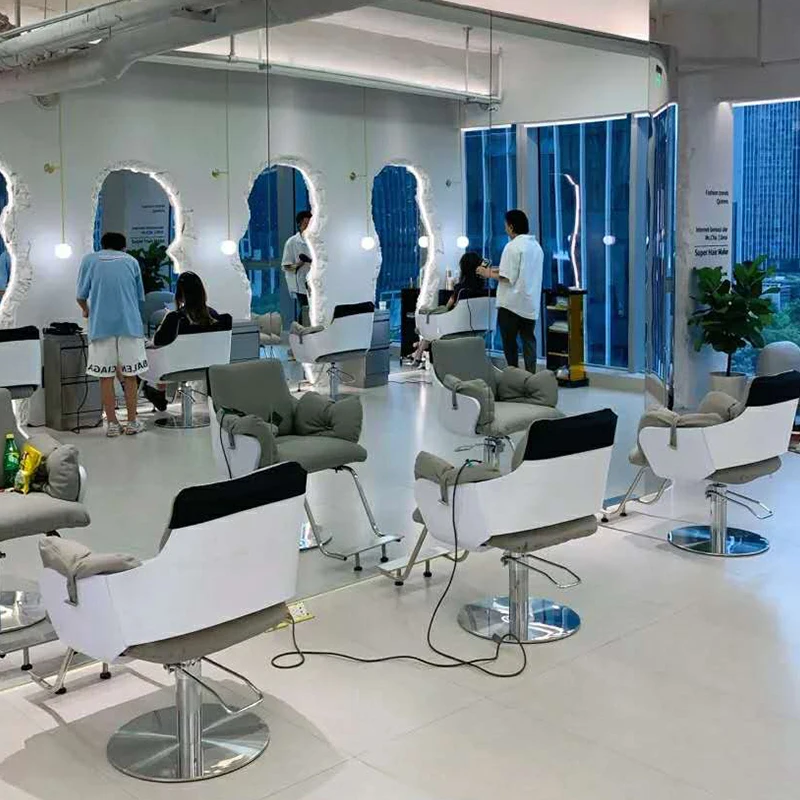 Hair shop special chair Barber shop Hair salon Perm dyeing and cutting stool Internet celebrity trendy store Simple lifting rota