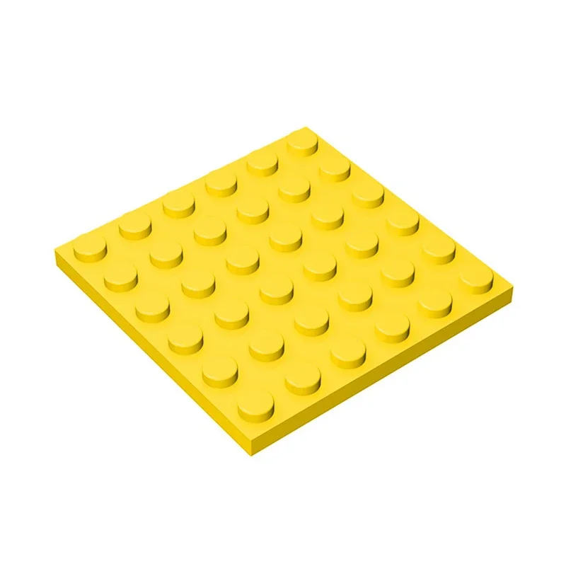 Gobricks 1 peça placa moc 6x6 tijolos compatíveis com modelo 3958 peças de blocos de construção crianças monta quebra-cabeça brinquedos presentes