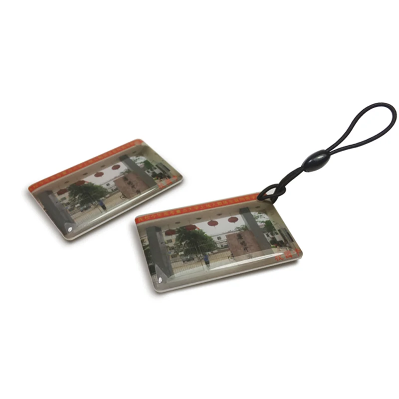 N Fc213 ISO14443A NFC Epoxy Key Fob, 13.56MHz Proximity RFID Cards, Waterproof, Suitable for All Mobile Phones with NFC Function