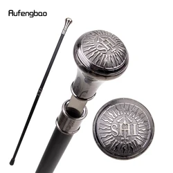 Freemasonry Freemasons SHI Totem Relief Walking Stick with Hidden Plate Self Defense Fashion Cane Plate Cosplay Crosier 93cm