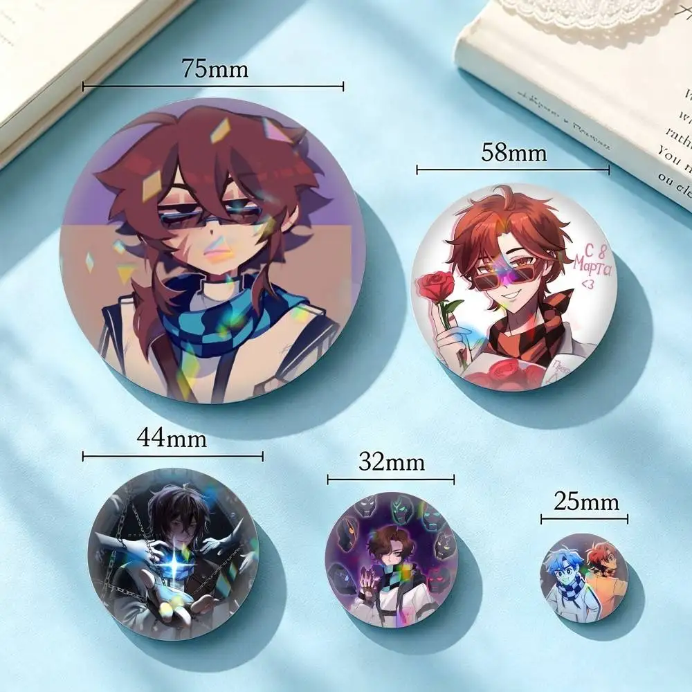 MrLololoshka JDH C-Cartoon 25mm 32mm 44mm 58mm 75mm Brooches Badges Pins for Accessories Gift