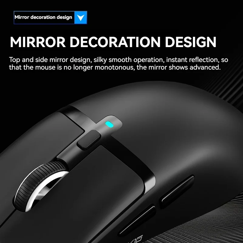 Leichte Gaming-Maus PAW3311, Tri-Mode-Verbindung, 22000 DPI, 1000 Hz, makroprogrammierbare maßgeschneiderte Maus
