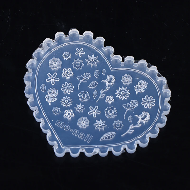 ثلاثية الأبعاد زهرة مسمار قالب مسمار الزينة DIY بها بنفسك سيليكون مانيكير قالب مسمار الفن قالب أداة صنع المجوهرات #3