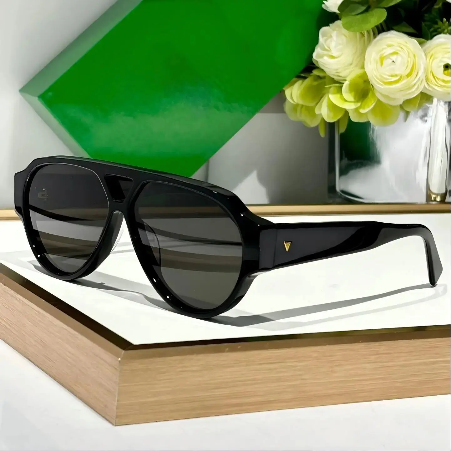 1318S Handmade Men and Women Fashion Square Sunglasses Acetate Designer Classical Vintage Optical Prescription Eyeglasses