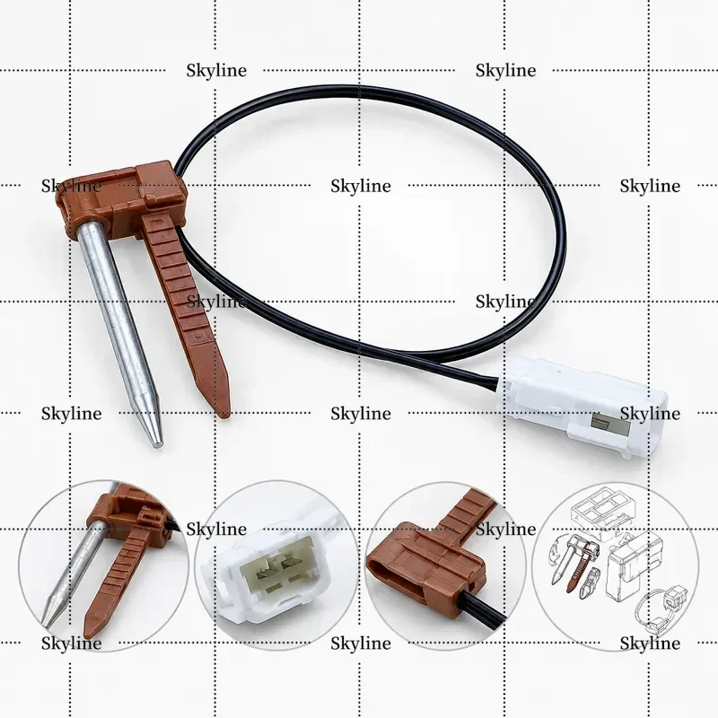 Evaporator Core Sensor For 2005-2009 Hyundai Tucson 97180-2E201 Conditioning Evaporator Temperature Control Sensor