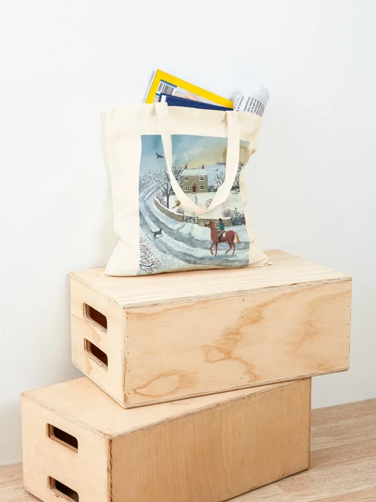 Winter Ride Tote Bag handbag sac pour femme Handbags women woman shopping bag