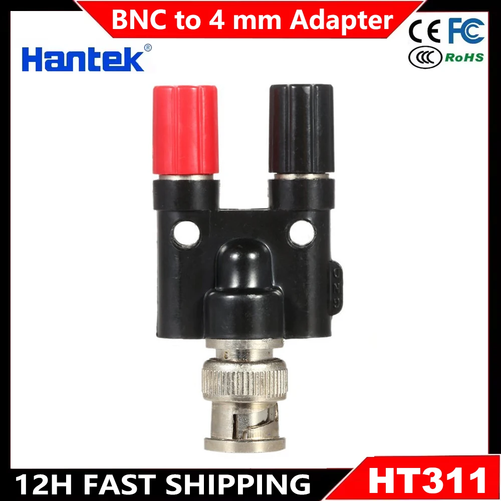 Hantek BNC Banana Plug Adapter for Oscilloscope Tools Multimeter