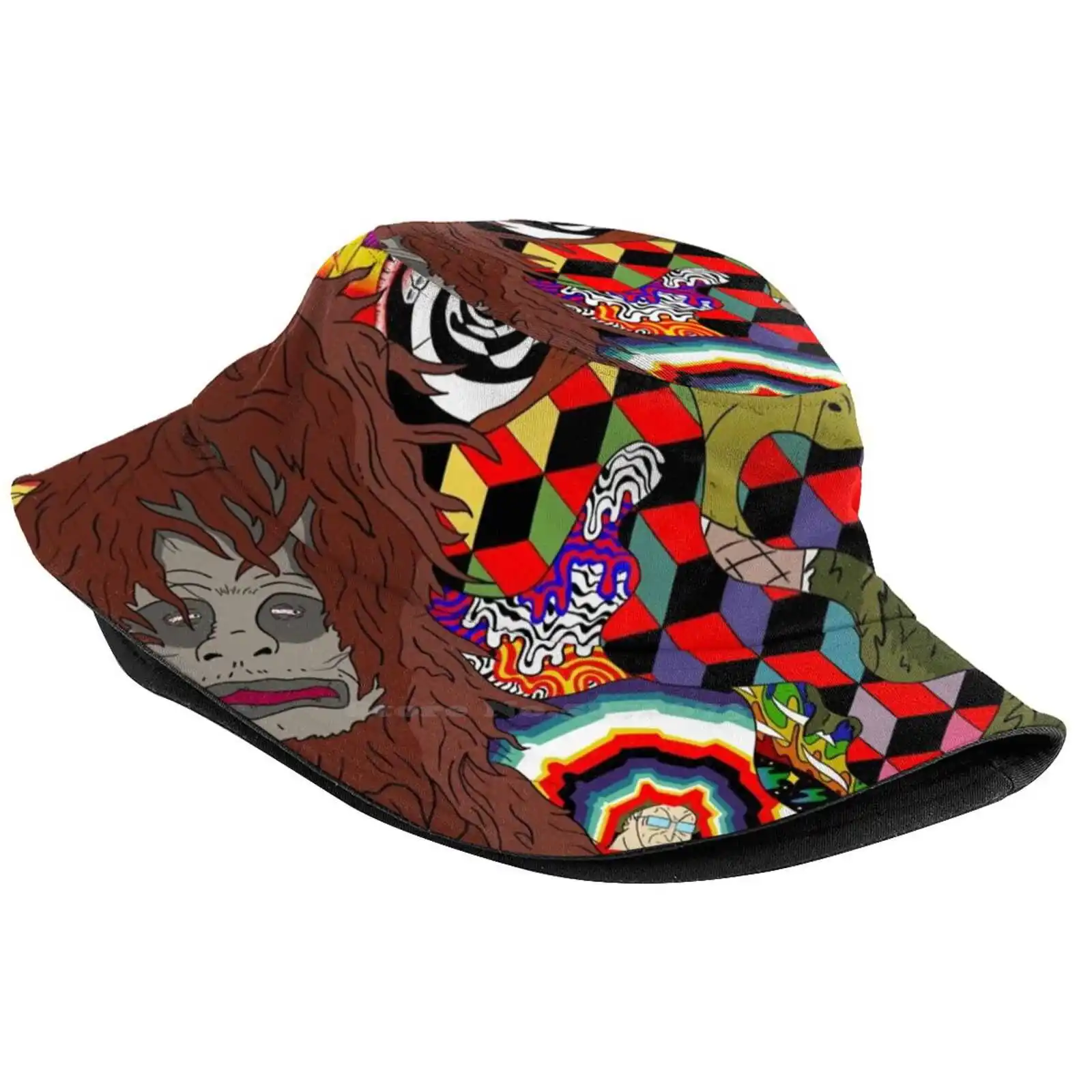 The Big Lez Show Wall Art Fisherman's Hat Bucket Hats Caps The Big Lez Show Trippy Tbls Art Sassy Sasquatch