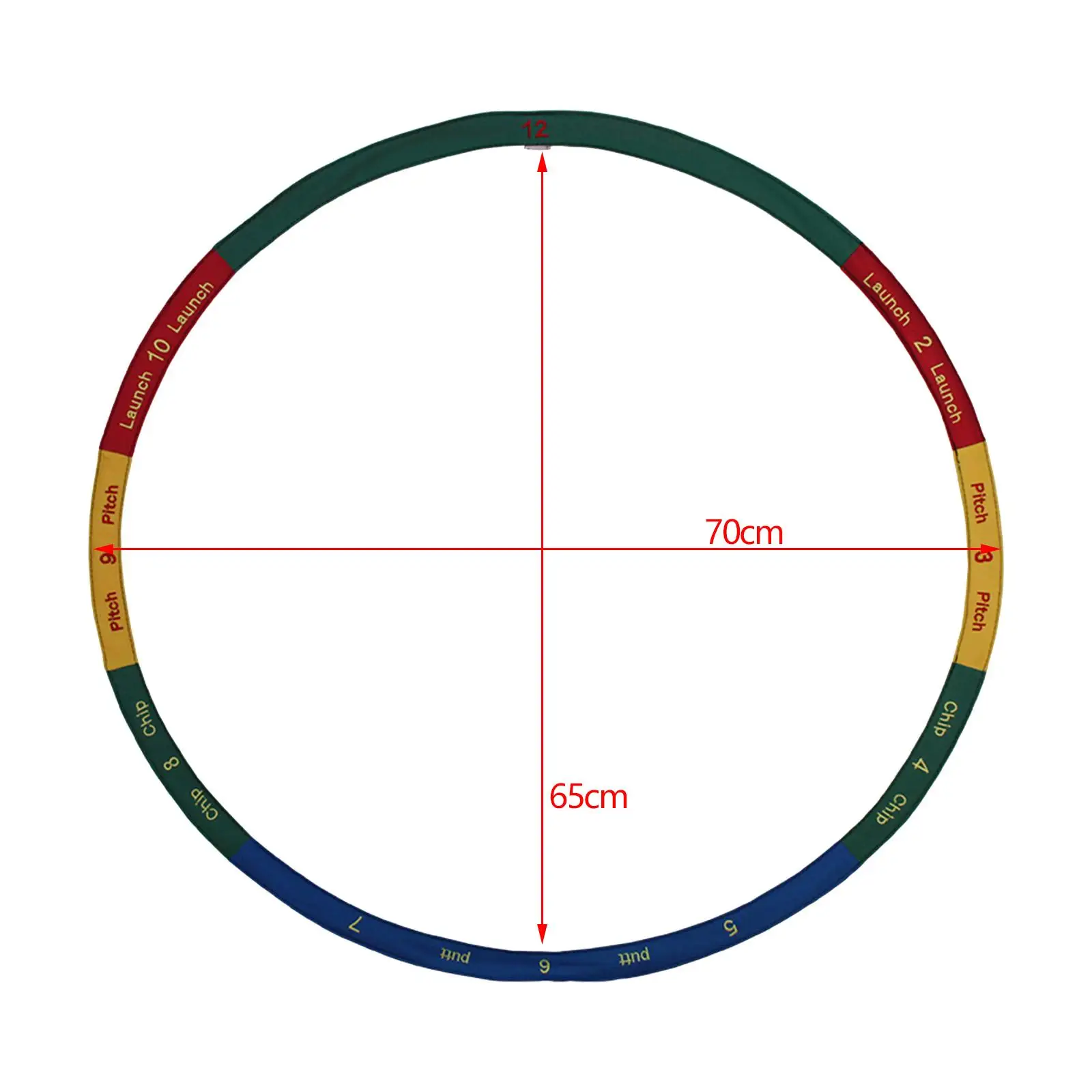 Golf Trainer Serve Circle Position Correction Trainer Übung Anfängerhaltung