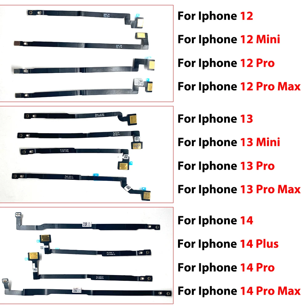 NEW For IPhone 12 mini 13 Pro 14 Plus 15 Pro Max Wifi Signal Wi-Fi Antenna Ribbon Wire Connector Ribbon Flex Cable