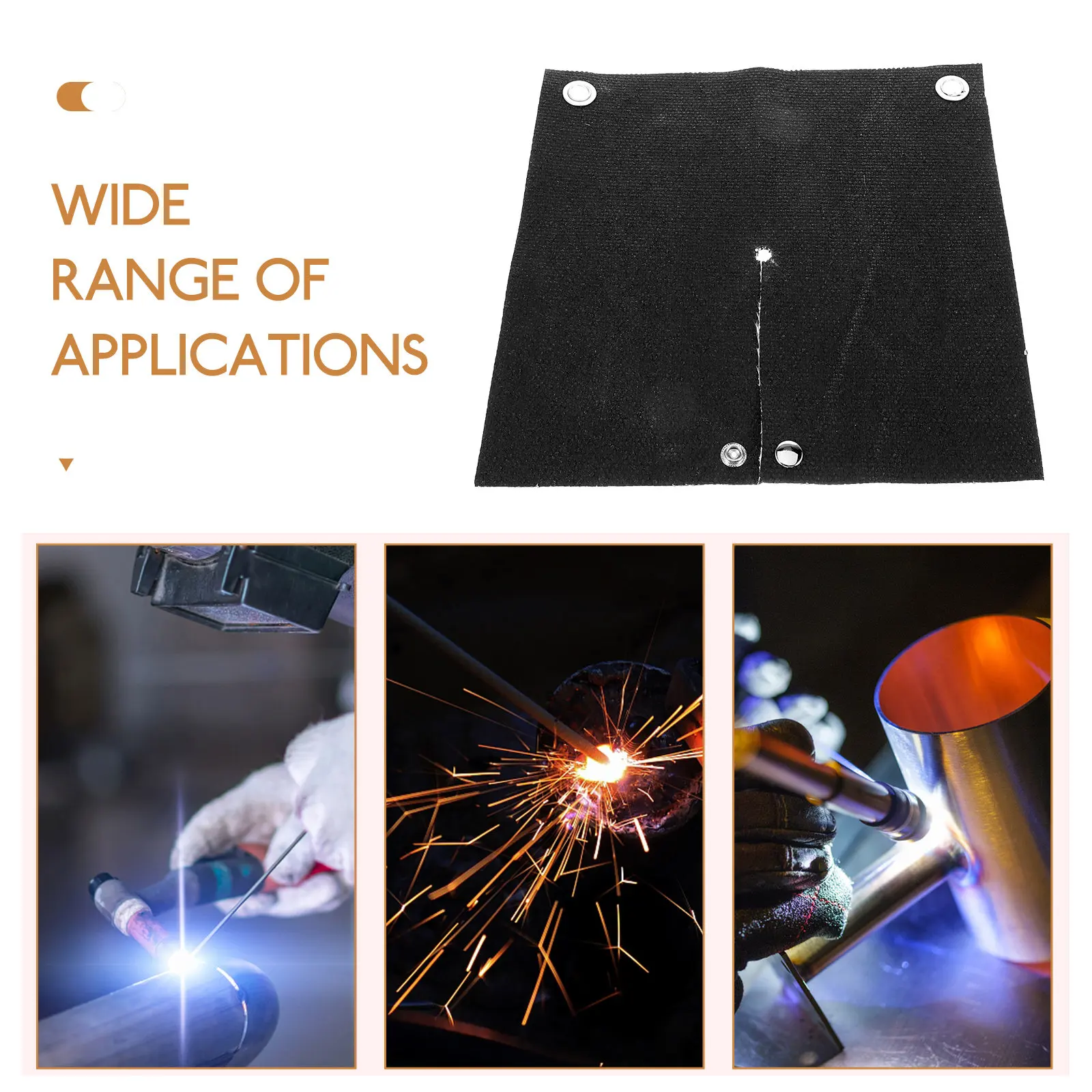 Fireproof Welding Blanket Fiberglass High Temperature Resistant Soldering Protection Mat for Factory Industrial Workshop Use