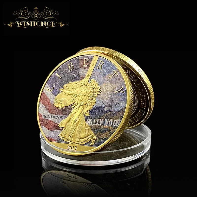 Nice Challenge Coin US National Security Agency Commemorative Coin Fancy Normal NSA Gold Plated Coin For Collection