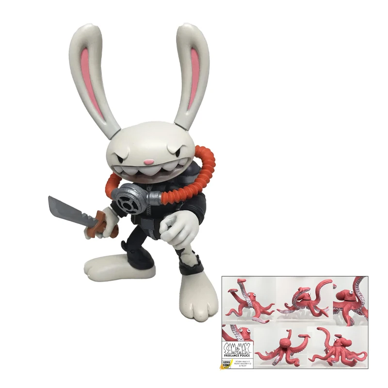 

Boss Fight Toys Studio Sam & Max: Scuba Max Deluxe Action Figure Model Doll Figure