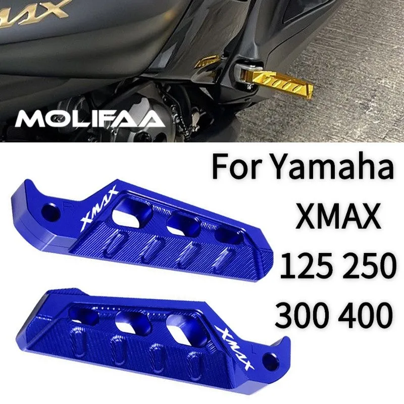 

Motorcycle Passenger Pedal For Yamaha XMAX 125 250 300 400 CNC Foldable Non-Slip Footrest Rear Foot Rest Pegs Cover Accessories