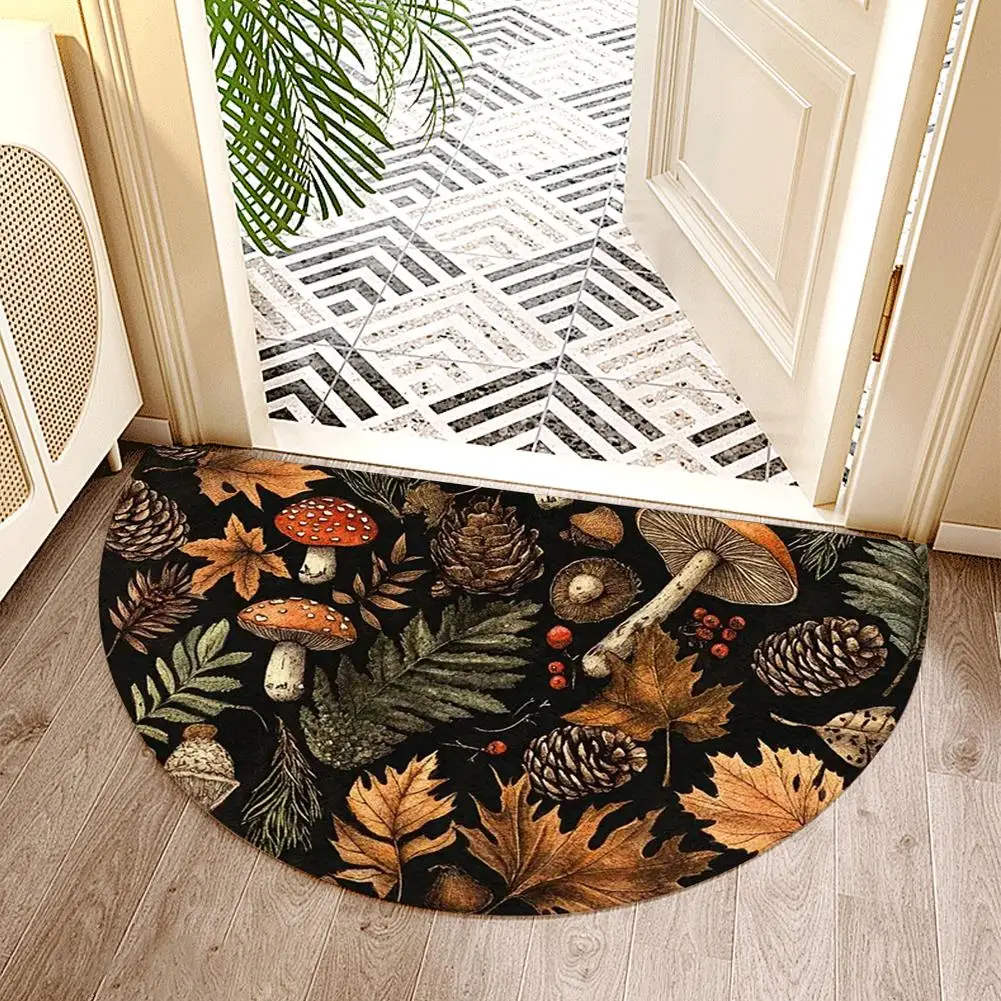 Summer American-style Retro Anti-slip Entrance Door Mat, Wear-resistant Entrance Hall Absorbent Carpet, Home Decoration