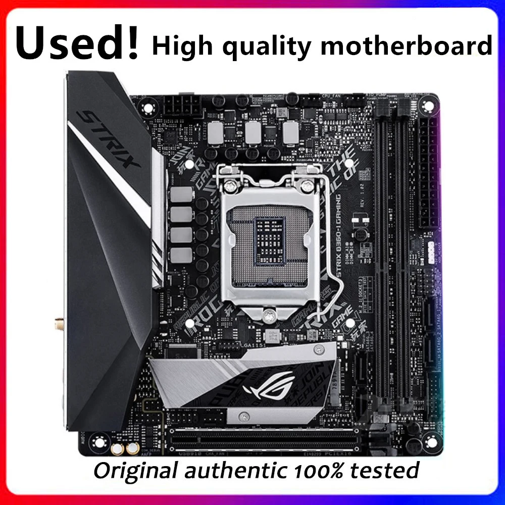 For Asus ROG STRIX B360-I GAMING Original Used Desktop Intel B360 B360M DDR4 Motherboard LGA 1151  i7/i5/i3 USB3.0 SATA3