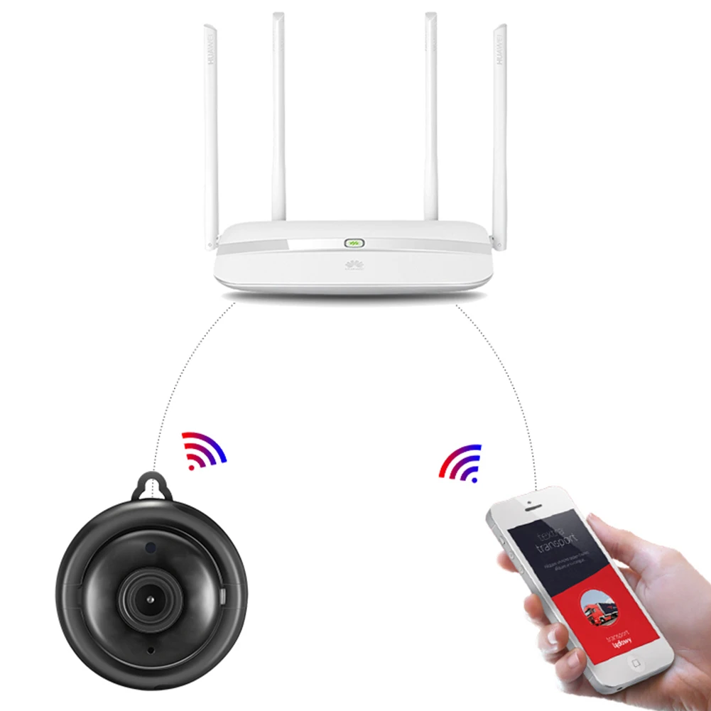 كاميرا واي فاي صغيرة IP كاميرا داخلية لاسلكية 10 متر للرؤية الليلية HD 1080P حماية أمنية مراقبة عن بعد كاميرات الفيديو المنزل الذكي