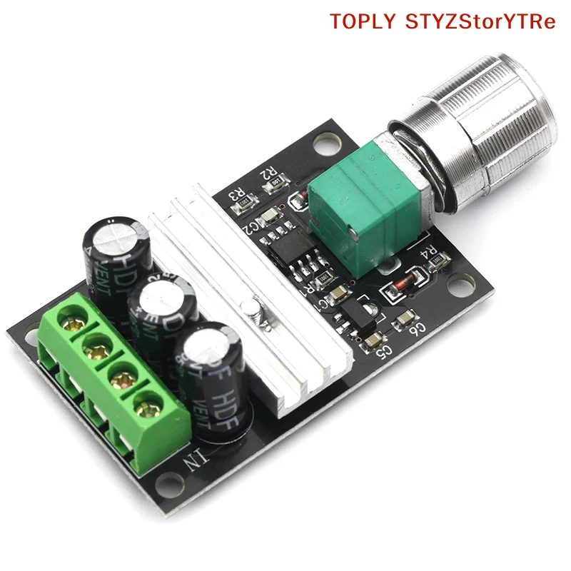1pc Practical PWM DC Motor Speed Controller 6V 12V 24V 28V 3A Speed Regulator Switch 1203B