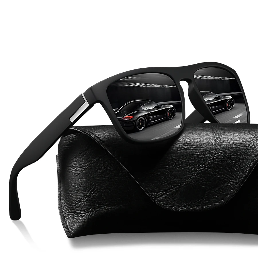 Fashion Vintage Men Women Sunglasses Luxury Brand Designer  Square Sport Fashionable Driving Fishing Eyewear