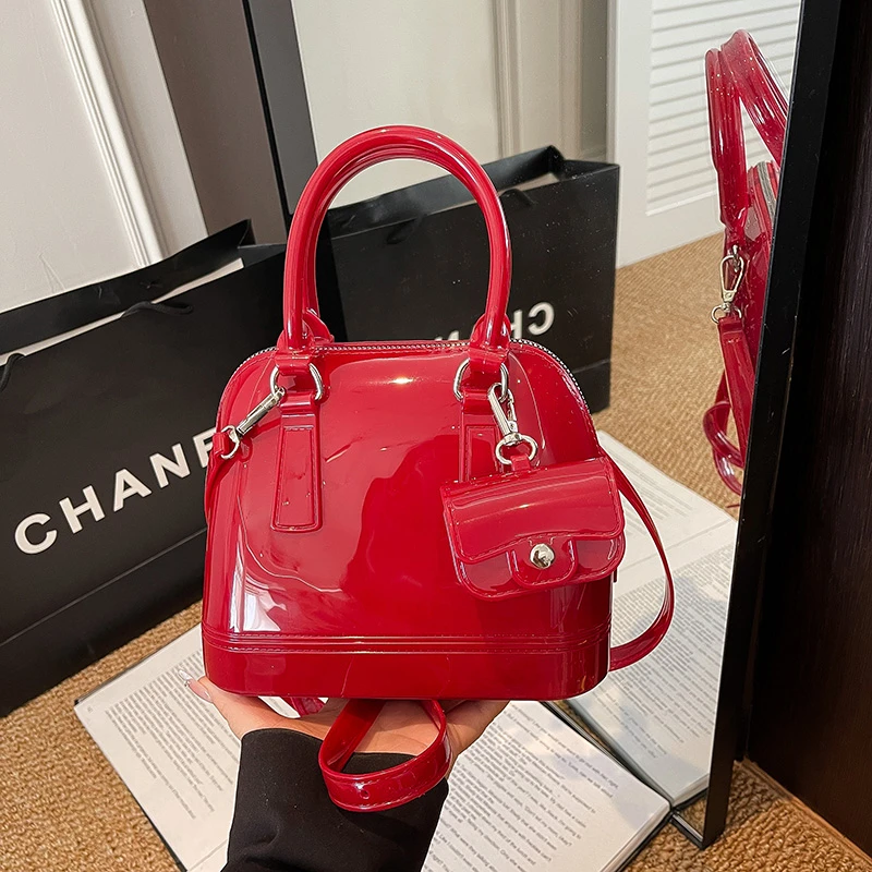 

Высококачественная прозрачная сумка-кроссбоди из ПВХ для женщин, брендовая сумка-ракушка, маленькая женская водонепроницаемая прозрачная сумка, модная сумка Sac A Main