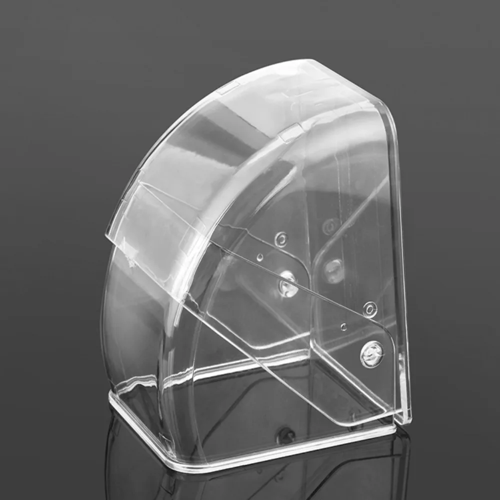 Penutup Bel Pintu Nirkabel Tahan Air Baru Penutup Pelindung Sakelar Tahan Debu Transparan Pelindung Soket Penutup Hujan untuk Rumah