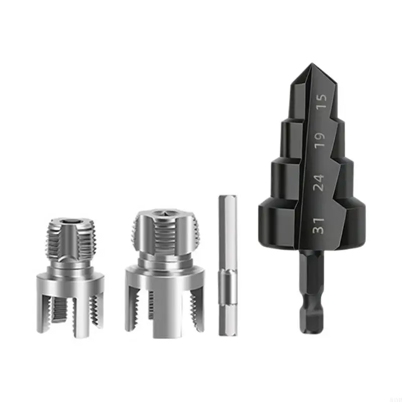 Alloy Metal Pipe Threading Tap & Die Set High Accuracy Pipe Threading Tool Set Suitable for Plumbing Tools M4YD