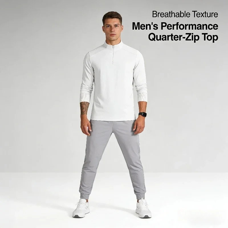 تي شيرت رجالي لخريف وشتاء 2026 بالأشعة تحت الحمراء البعيدة للتدفئة كاجوال رياضي قابل للتمدد سريع الجفاف #1