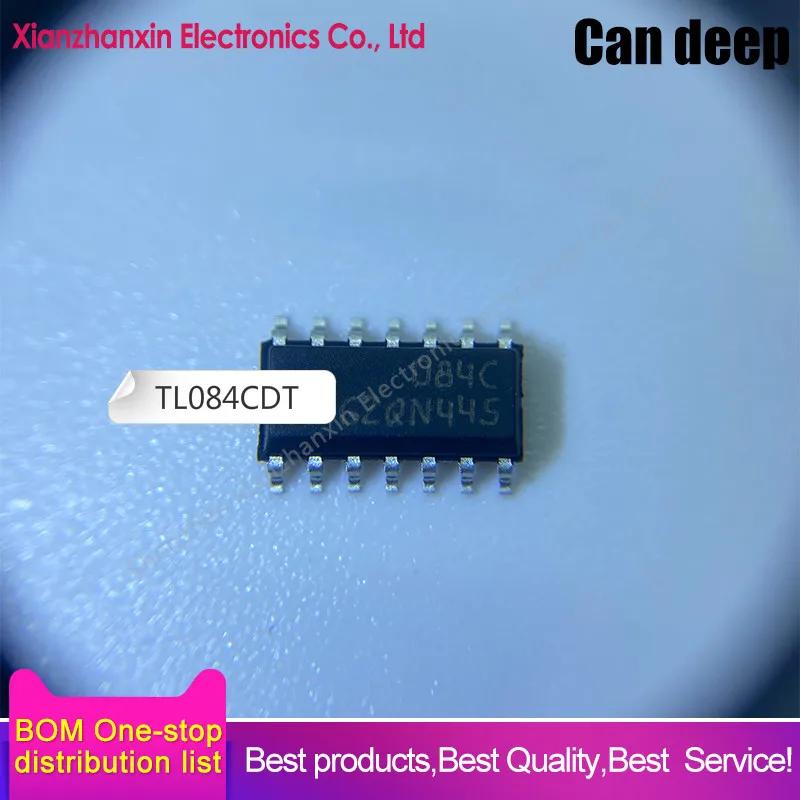 10PCS/LOT TL084CDT 084C SOP14 Operational amplifier chip