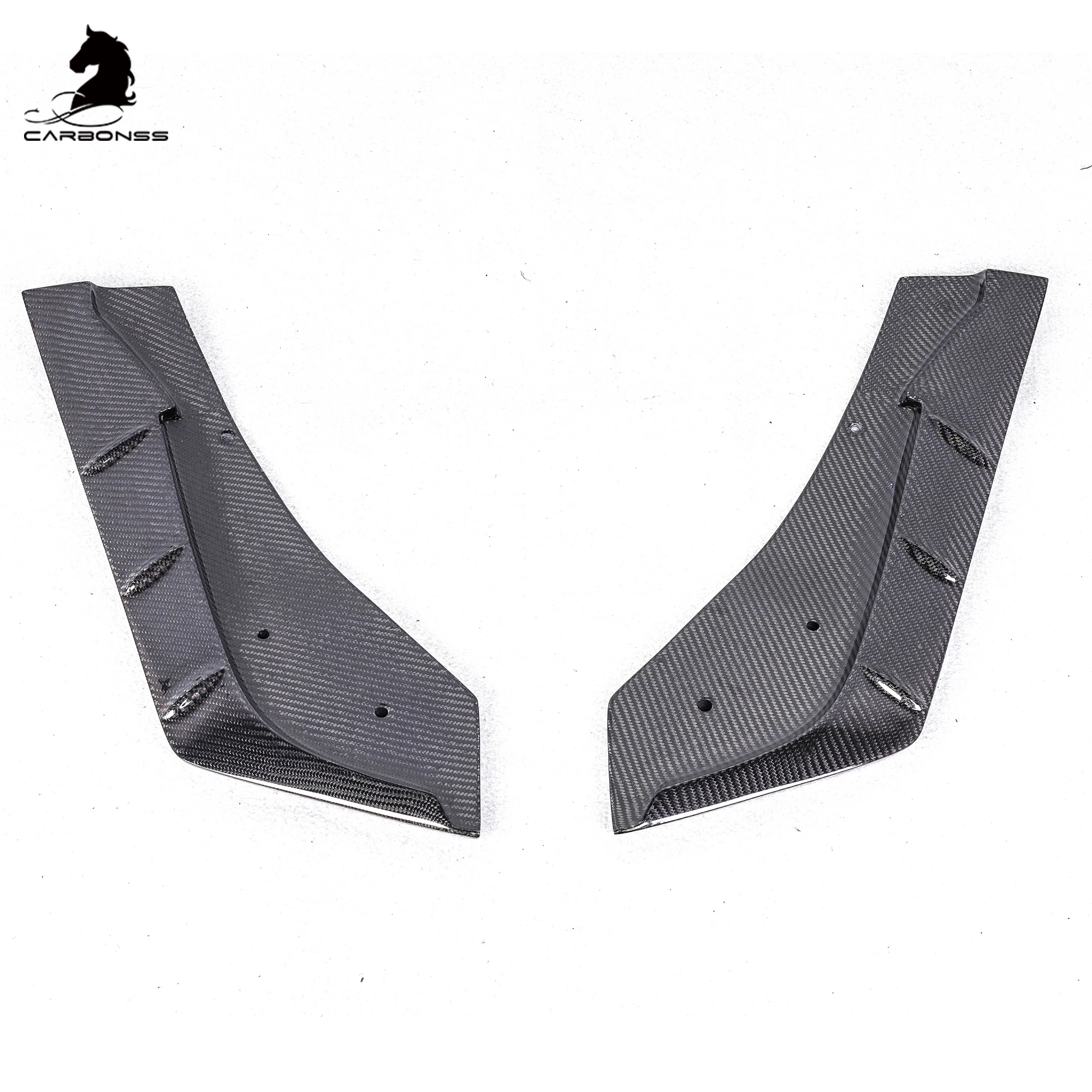 Kit diffusore paraurti posteriore in fibra di carbonio stile Manta Ray Spats laterali splitter Trim per Toyota Supra Gr Mk5 A90 A91 2019+