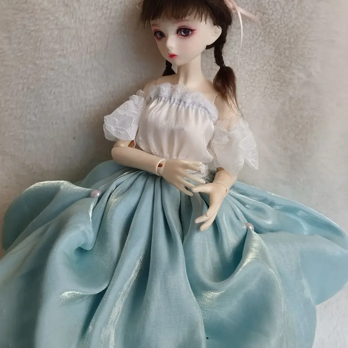 (Customized) 45/60cm Doll Clothes for 1/4 1/3 Bjd Doll Princess Skirt Clothing Diy Girl Toys Dress Up Gift Doll Accessories