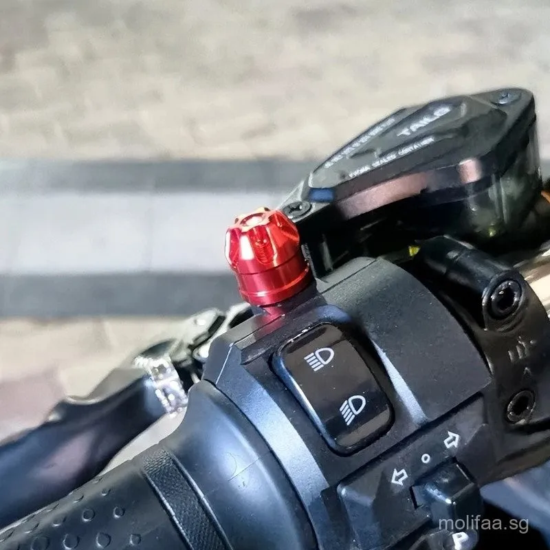 دراجة نارية مرايا الرؤية الخلفية ثقب التوصيل جبل الديكور مسامير ل SYM أجش ADV 150 300 Cruisym 150X غطاء ألومنيوم الملحقات