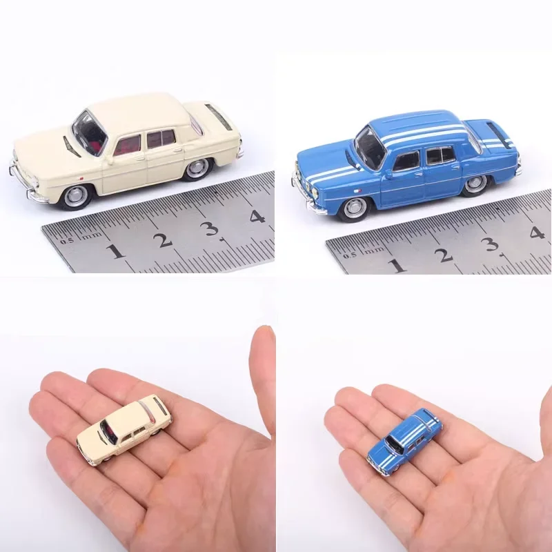 Diecast 1/87 Scale Vintage Peugeot's 404 Berline Taxi/Gordini Alloy Car Model Collection Display Toy Gift Souvenir