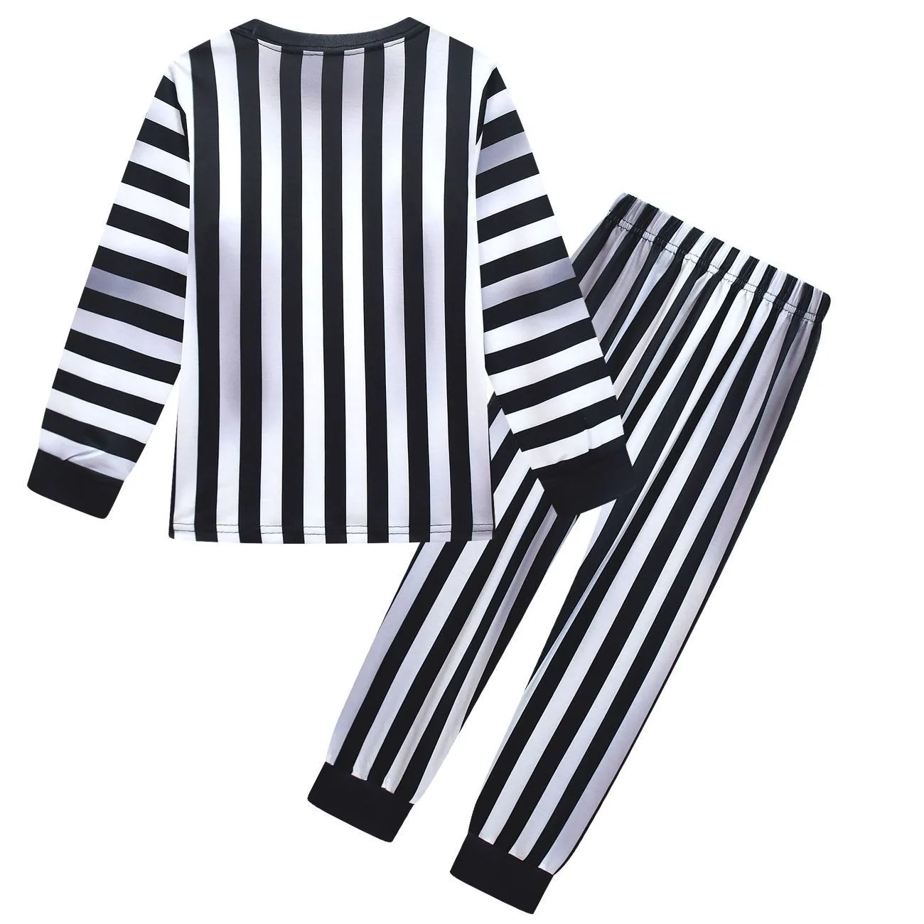 فستان الهالوين ليديا ريد رعب شبح العروس التأثيري للفتيات والأولاد B-Beetle Juice 2 أزياء لعب الأدوار بنمط أسود وأبيض