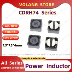 5pcs CDRH74 Power Inductor 1UH 1.5/2.2UH 2R2 3.3/4.7/6.8/10UH 15U 22UH 33UH47UH 68 100UH 101/150UH 151 220/330/471 680UH 681 1MH