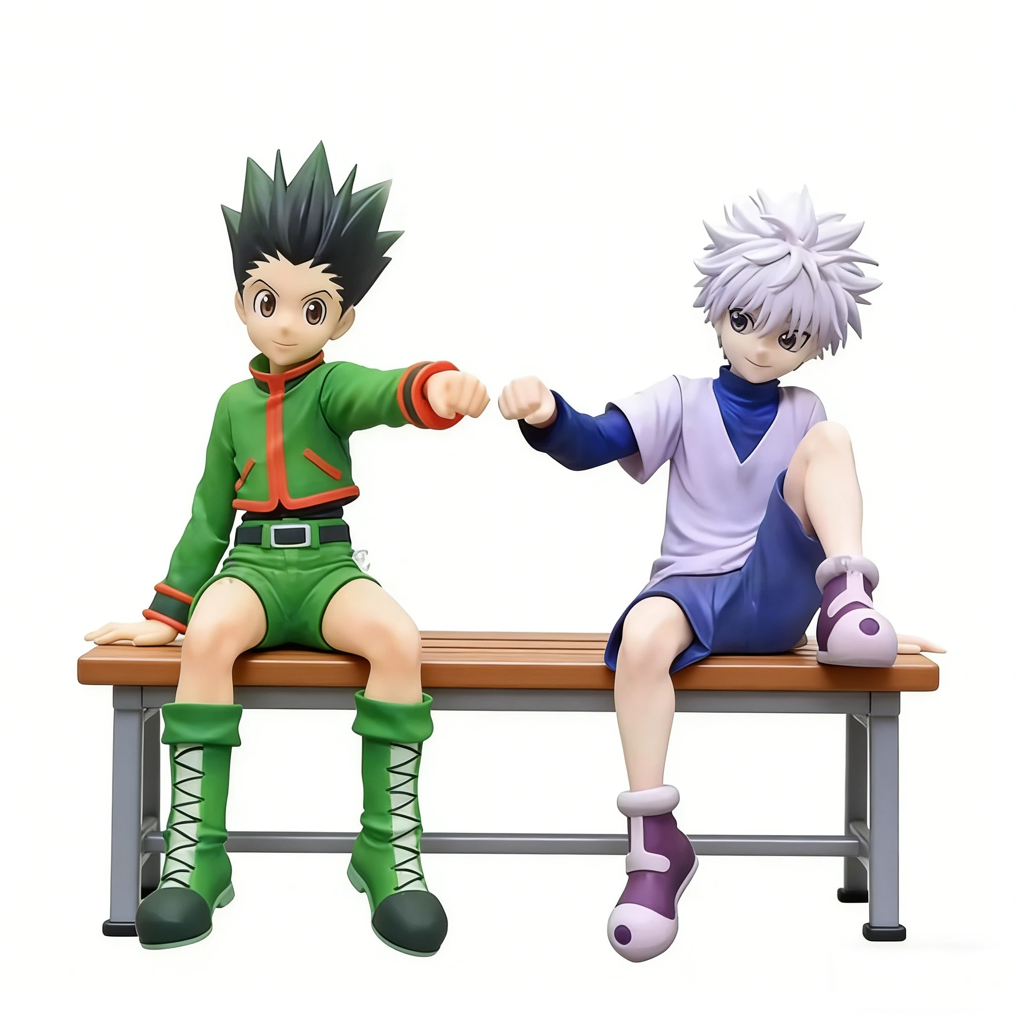 12,5cm Hunter x Hunter Gon Freecss Anime-Figur Zoldyck Actionfigur Modellfigur Auto-Ornamente Spielzeug Geschenk