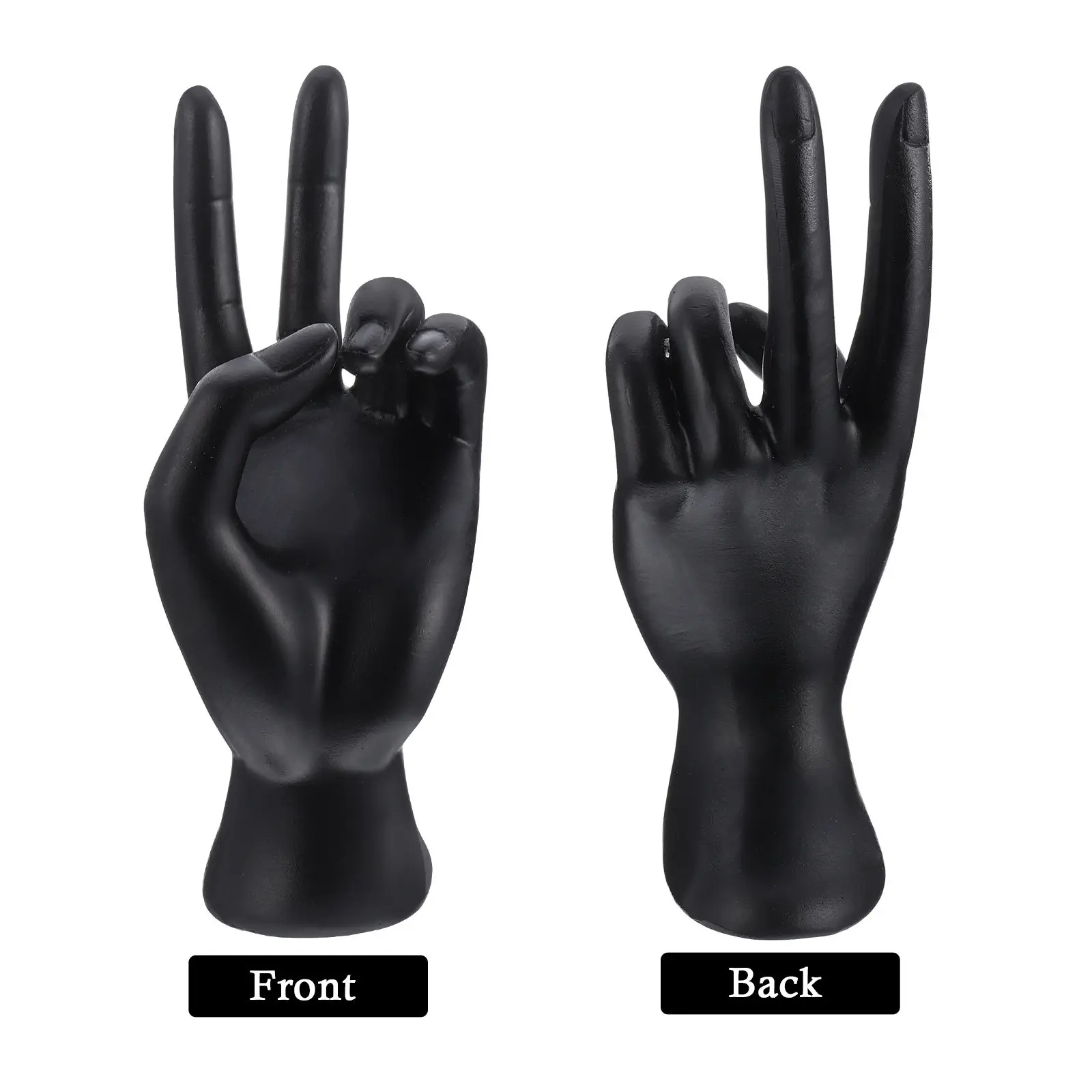 6 Resin Hand Shaped Jewelry Stand Ring Holder Bracelet Display Rack for Craft Desktop Table Elegantly