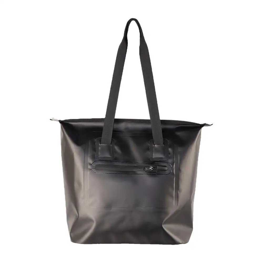 Waterproof Beach Tote Bag Wear Resistant Bag Portable Grocery Carrier For Women Casual Shopping Tote For Travel Boat Gym