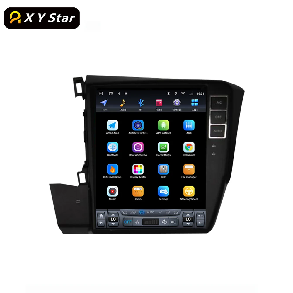 XYstar Vertical Touch Screen 10.4 Inch 8+256 Android Car Dvd Video Player Car Radio  2012