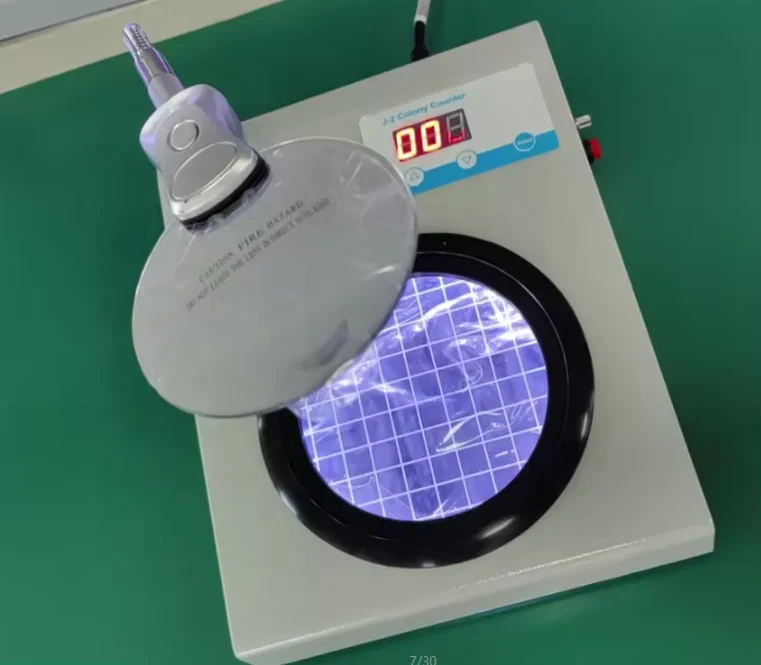 Semi-automatic Microbial Colony Analysis Lab Digital Manual Automatic Bacterial Colony Counter for Laboratory