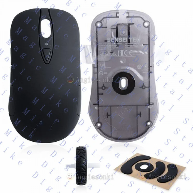 H  Mouse Upper Shell Cover Scroll Wheel Replacement for SteelSeries Sensei Ten