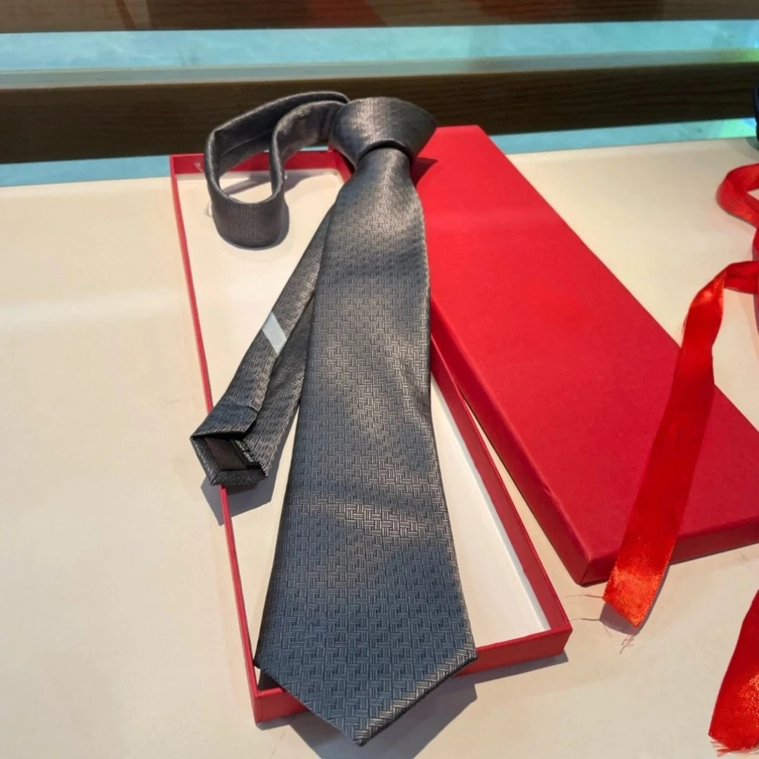 Luksusowe męskie krawaty markowe, ręcznie robione w stylu F, 100% jedwab, krawaty z diagonalu, ekskluzywne krawaty biznesowe, formalne muchy, prezenty świąteczne na Boże Narodzenie.