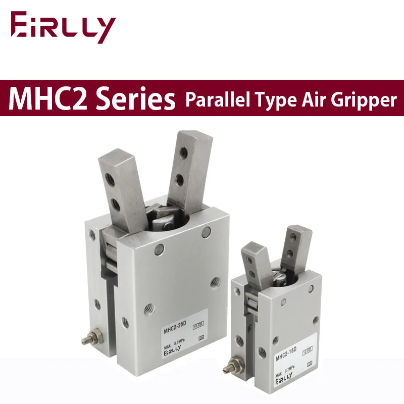 MHC2 SMC type angular style air gripper cylinder Double acting MHC2-10D/16D/20D/25D Single acting Normally Open MHC2-10S/16S/25S