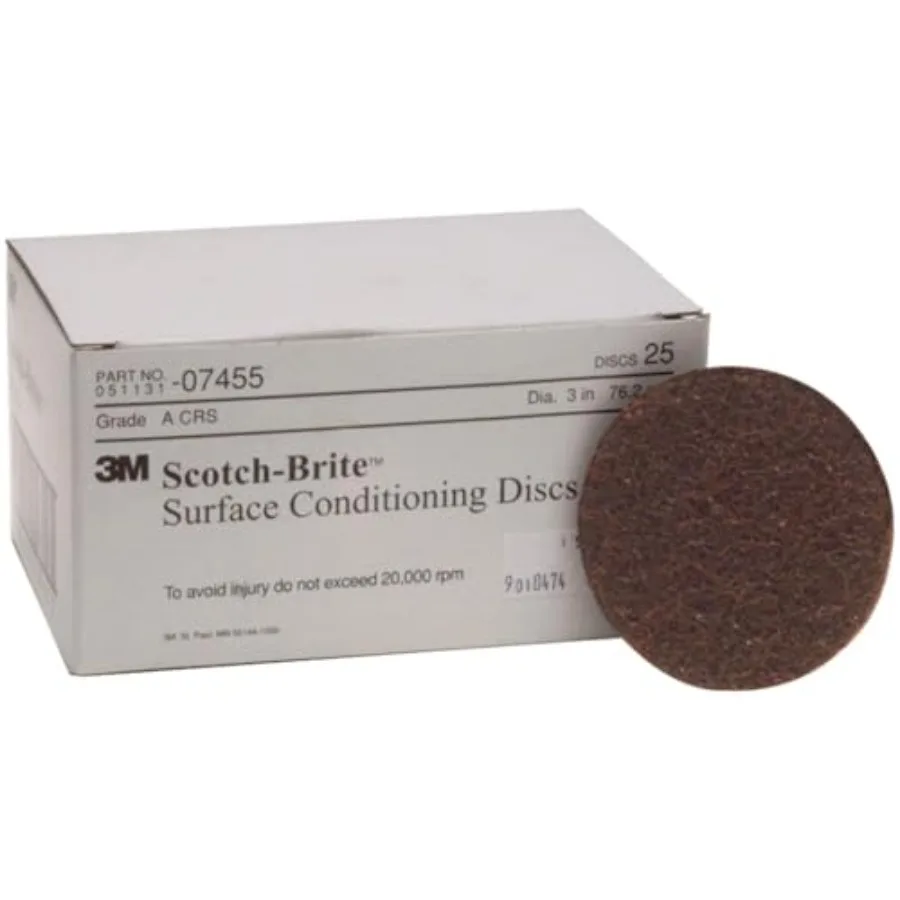 

Surface Conditioning Disc for Sanding - Metal Surface Prep - Hook and Loop - Aluminum Oxide - Medium Grit - 4.5 inch diam. - Pa