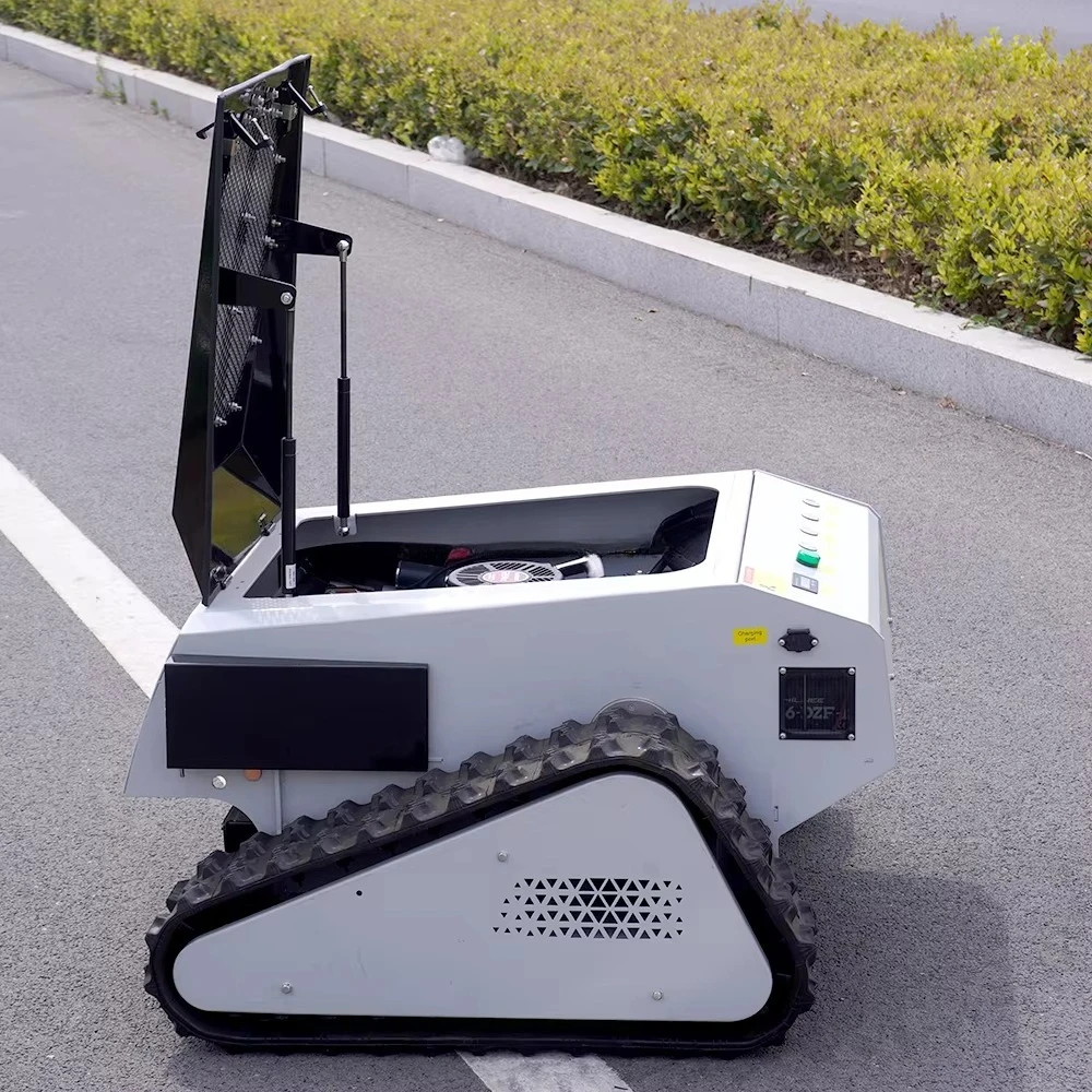 High Quality CE Approve Grass Cutting Machine Crawler Brush Cutter for Agriculture Remote Control Lawn Mower - view 4