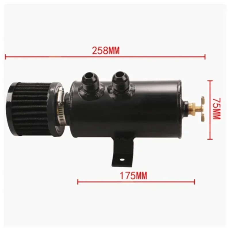 

Новый дыхательный маслоотделитель для автомобиля 0.75 л с пустым фильтром и соединителем AN10