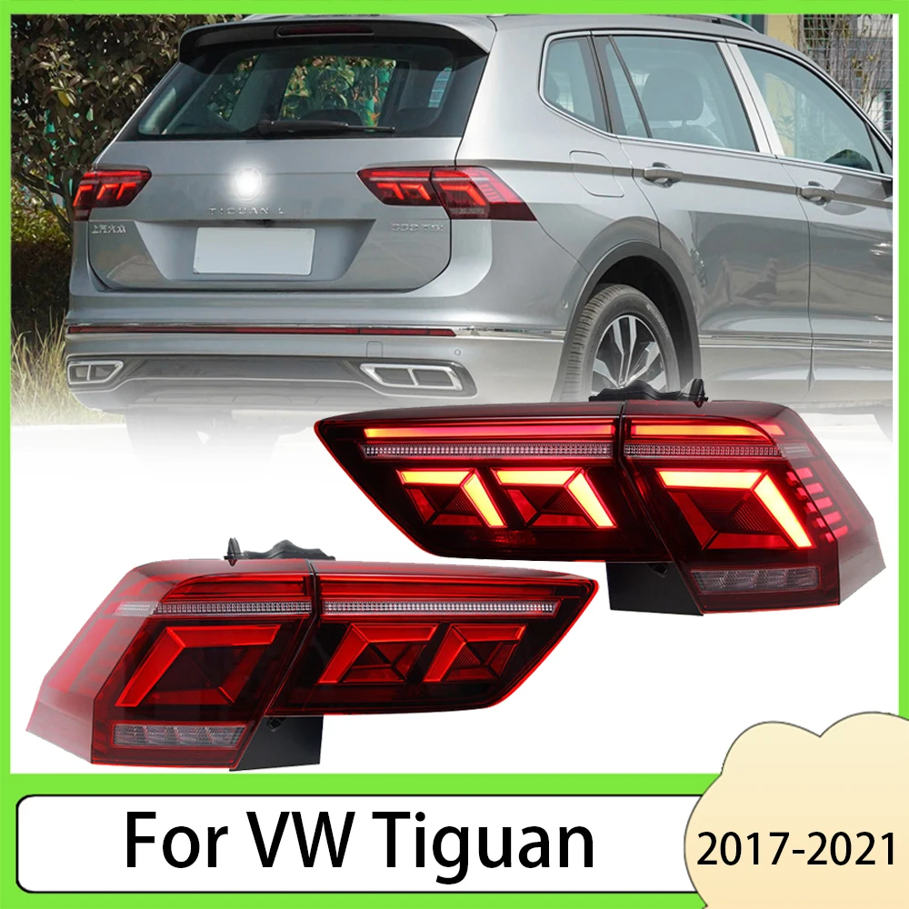 

Car Lights for VW Tiguan L 2017-2021 LED Auto Taillights Assembly Upgrade 2022 Style Design Dynamic Lamp Highlight Accessories