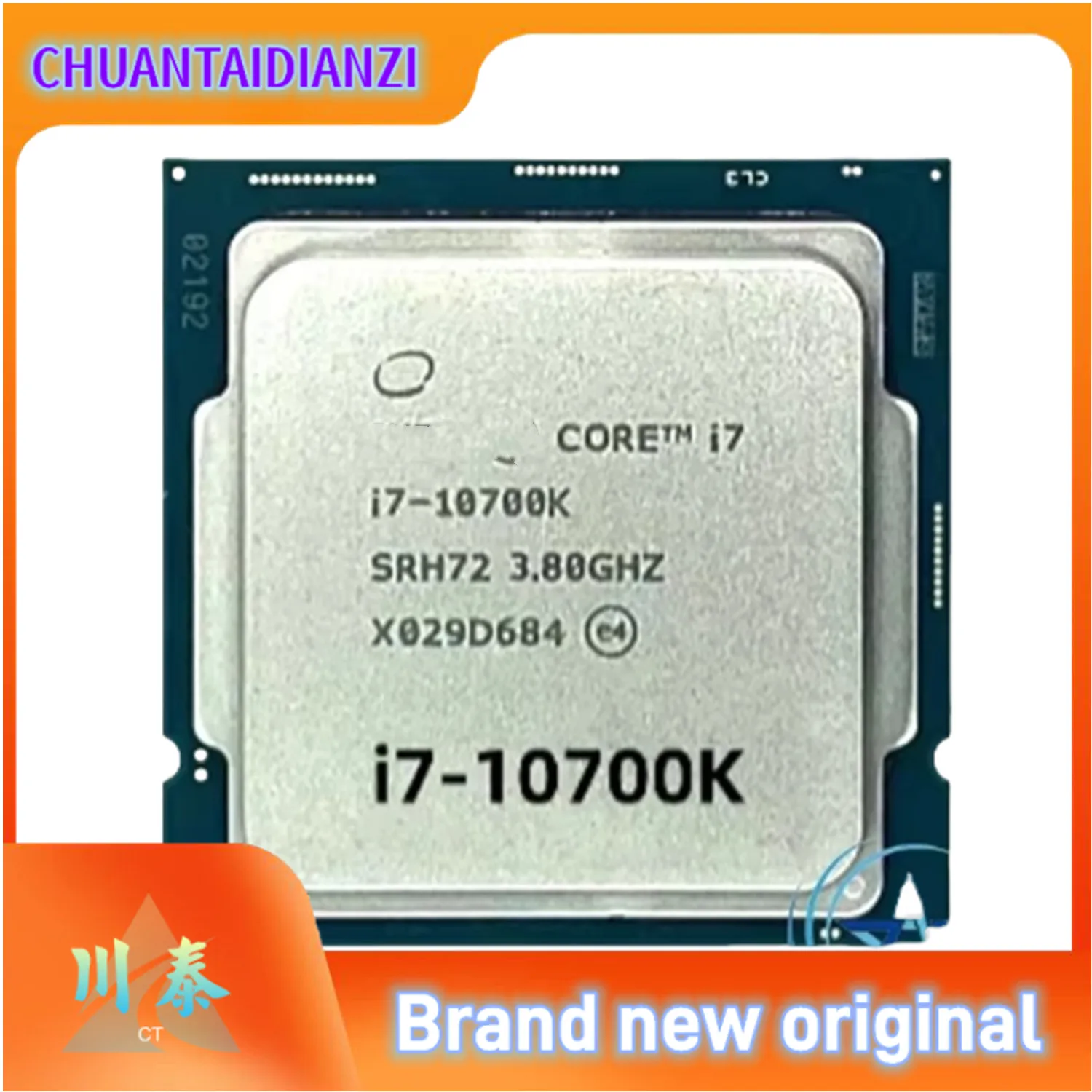 Intel Core I7-10700K i7 10700K i710700K 3.8GHz Octa-Core 16-Thread CPU Processor L2=2M L3=16M 125W LGA 1200 Warranty 3 years