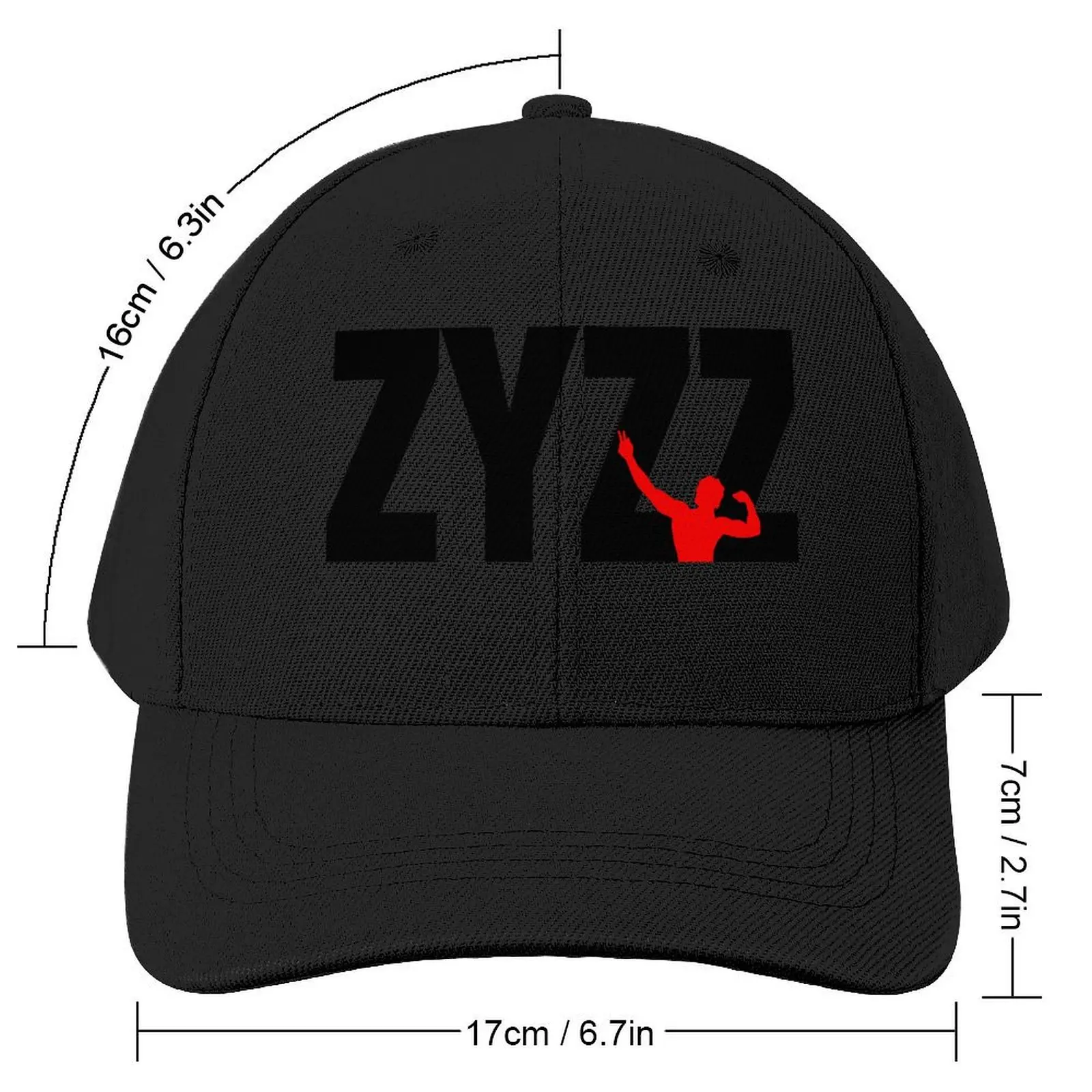 Zyzz Text Sickkunt Gym Bodybuilding Motivational Aesthetic Veni Vidi Vici Design Baseball Cap Sunhat sun hat Men Women's